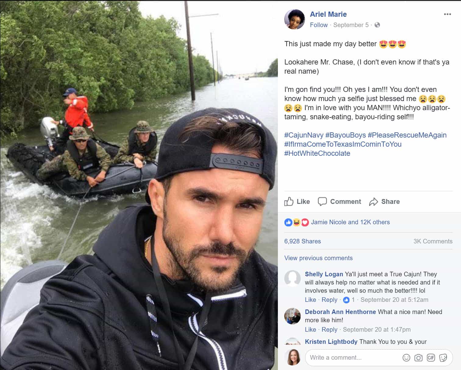 RescueBae Selfie Goes Viral